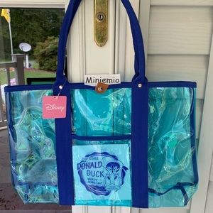 Donald duck clear tote bag